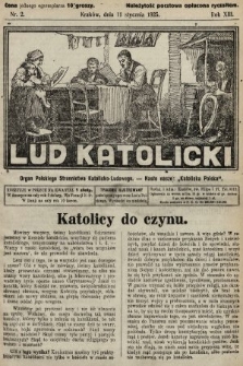 Lud Katolicki : organ Polskiego Stronnictwa Katolicko-Ludowego. 1925, nr 2