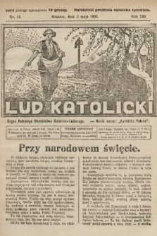 Lud Katolicki : organ Polskiego Stronnictwa Katolicko-Ludowego. 1925, nr 18