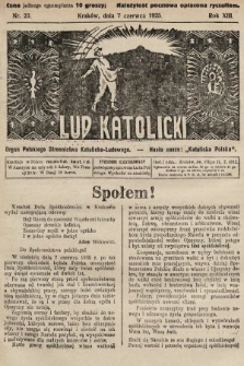 Lud Katolicki : organ Polskiego Stronnictwa Katolicko-Ludowego. 1925, nr 23