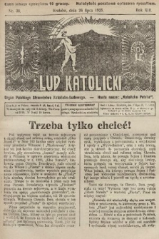 Lud Katolicki : organ Polskiego Stronnictwa Katolicko-Ludowego. 1925, nr 30