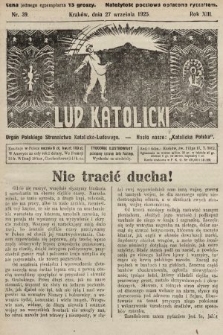 Lud Katolicki : organ Polskiego Stronnictwa Katolicko-Ludowego. 1925, nr 39