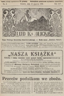 Lud Katolicki : organ Polskiego Stronnictwa Katolicko-Ludowego. 1926, nr 2