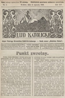 Lud Katolicki : organ Polskiego Stronnictwa Katolicko-Ludowego. 1926, nr 5