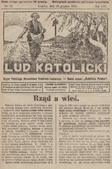 Lud Katolicki : organ Polskiego Stronnictwa Katolicko-Ludowego. 1926, nr 51