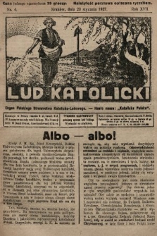 Lud Katolicki : organ Polskiego Stronnictwa Katolicko-Ludowego. 1927, nr 4