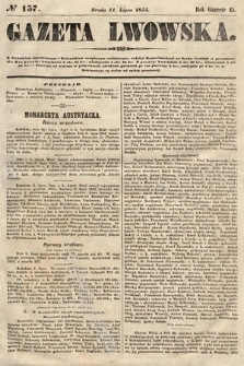 Gazeta Lwowska. 1855, nr 157