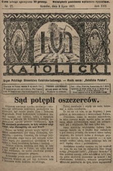 Lud Katolicki : organ Polskiego Stronnictwa Katolicko-Ludowego. 1927, nr 27