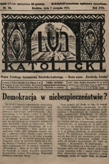 Lud Katolicki : organ Polskiego Stronnictwa Katolicko-Ludowego. 1927, nr 32