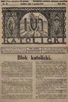 Lud Katolicki. 1927, nr 49