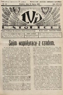 Lud Katolicki : organ Polskiego Stronnictwa Katolicko-Ludowego. 1928, nr 13
