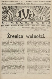 Lud Katolicki : organ Polskiego Stronnictwa Katolicko-Ludowego. 1928, nr 35