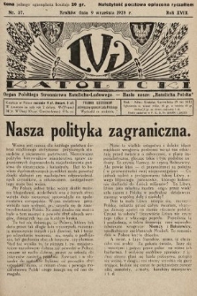 Lud Katolicki : organ Polskiego Stronnictwa Katolicko-Ludowego. 1928, nr 37