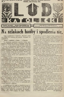 Lud Katolicki : tygodnik ilustrowany : naczelny ogran Polskiego Stronnictwa Katolicko-Ludowego. 1931, nr 8