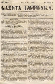 Gazeta Lwowska. 1855, nr 165