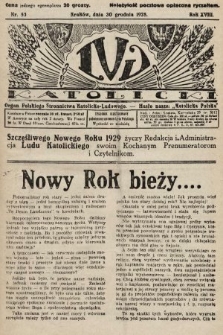Lud Katolicki : organ Polskiego Stronnictwa Katolicko-Ludowego. 1928, nr 53