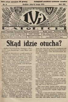 Lud Katolicki : organ Polskiego Stronnictwa Katolicko-Ludowego. 1929, nr 6