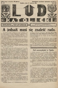 Lud Katolicki : tygodnik ilustrowany : naczelny ogran Polskiego Stronnictwa Katolicko-Ludowego. 1931, nr 26