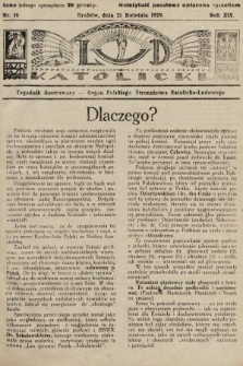 Lud Katolicki : tygodnik ilustrowany : organ Polskiego Stronnictwa Katolicko-Ludowego. 1929, nr 16