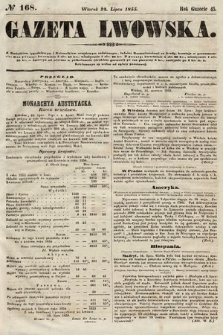 Gazeta Lwowska. 1855, nr 168