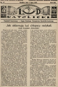 Lud Katolicki : tygodnik ilustrowany : organ Polskiego Stronnictwa Katolicko-Ludowego. 1929, nr 27