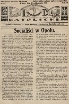 Lud Katolicki : tygodnik ilustrowany : organ Polskiego Stronnictwa Katolicko-Ludowego. 1929, nr 43