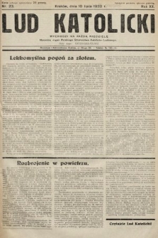 Lud Katolicki : naczelny organ Polskiego Stronnictwa Katolicko-Ludowego. 1932, nr 23