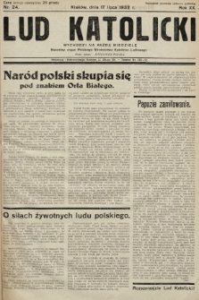 Lud Katolicki : naczelny organ Polskiego Stronnictwa Katolicko-Ludowego. 1932, nr 24