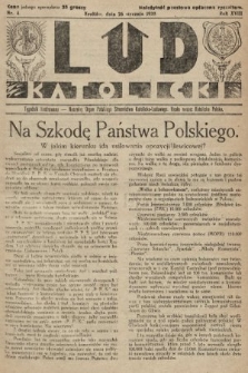 Lud Katolicki : tygodnik ilustrowany : naczelny ogran Polskiego Stronnictwa Katolicko-Ludowego. 1930, nr 4