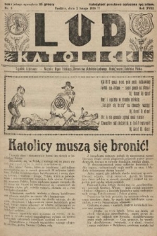 Lud Katolicki : tygodnik ilustrowany : naczelny ogran Polskiego Stronnictwa Katolicko-Ludowego. 1930, nr 5