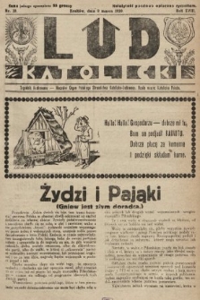 Lud Katolicki : tygodnik ilustrowany : naczelny ogran Polskiego Stronnictwa Katolicko-Ludowego. 1930, nr 10