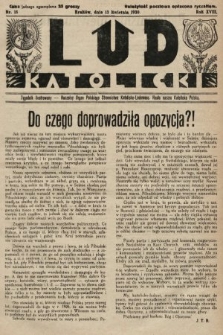 Lud Katolicki : tygodnik ilustrowany : naczelny ogran Polskiego Stronnictwa Katolicko-Ludowego. 1930, nr 15