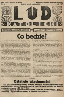 Lud Katolicki : tygodnik ilustrowany : naczelny ogran Polskiego Stronnictwa Katolicko-Ludowego. 1930, nr 36