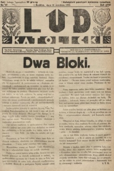 Lud Katolicki : tygodnik ilustrowany : naczelny ogran Polskiego Stronnictwa Katolicko-Ludowego. 1930, nr 37