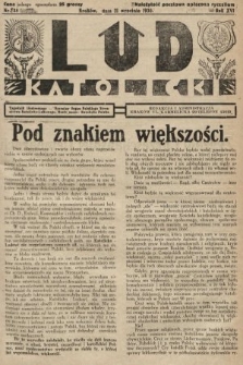 Lud Katolicki : tygodnik ilustrowany : naczelny ogran Polskiego Stronnictwa Katolicko-Ludowego. 1930, nr 38