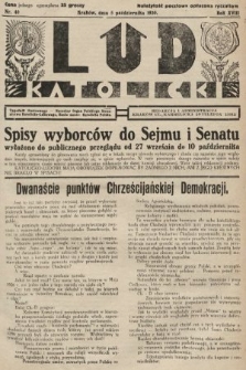 Lud Katolicki : tygodnik ilustrowany : naczelny ogran Polskiego Stronnictwa Katolicko-Ludowego. 1930, nr 40
