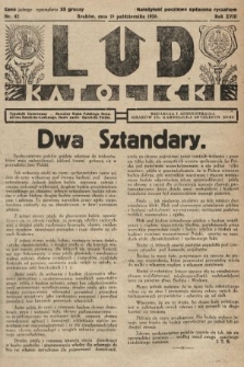 Lud Katolicki : tygodnik ilustrowany : naczelny ogran Polskiego Stronnictwa Katolicko-Ludowego. 1930, nr 42