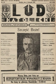 Lud Katolicki : tygodnik ilustrowany : naczelny ogran Polskiego Stronnictwa Katolicko-Ludowego. 1930, nr 44