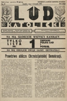 Lud Katolicki : tygodnik ilustrowany : naczelny ogran Polskiego Stronnictwa Katolicko-Ludowego. 1930, nr 45