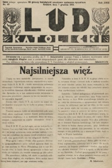 Lud Katolicki : tygodnik ilustrowany : naczelny ogran Polskiego Stronnictwa Katolicko-Ludowego. 1930, nr 49