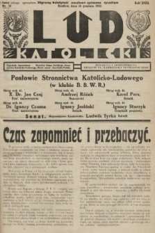 Lud Katolicki : tygodnik ilustrowany : naczelny ogran Polskiego Stronnictwa Katolicko-Ludowego. 1930, nr 50