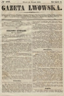 Gazeta Lwowska. 1855, nr 186