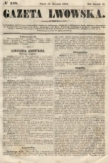 Gazeta Lwowska. 1855, nr 188
