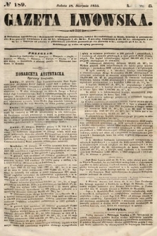 Gazeta Lwowska. 1855, nr 189