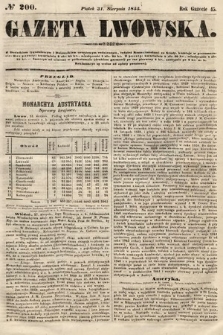 Gazeta Lwowska. 1855, nr 200