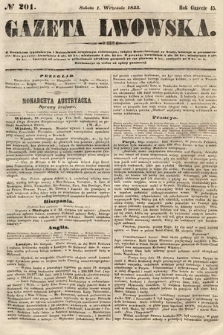 Gazeta Lwowska. 1855, nr 201