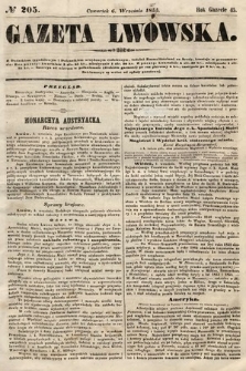 Gazeta Lwowska. 1855, nr 205