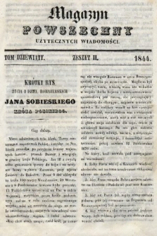 Magazyn Powszechny : dziennik użytecznych wiadomości. T. 9, 1844, z. 2