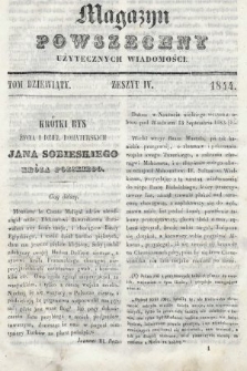 Magazyn Powszechny : dziennik użytecznych wiadomości. T. 9, 1844, z. 4