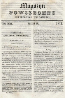 Magazyn Powszechny : dziennik użytecznych wiadomości. T. 8, 1842, z. 4