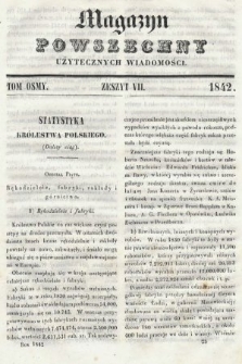 Magazyn Powszechny : dziennik użytecznych wiadomości. T. 8, 1842, z. 7